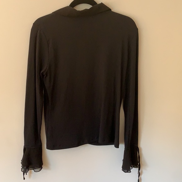 Multiples black holiday blouse size M - Picture 5 of 6
